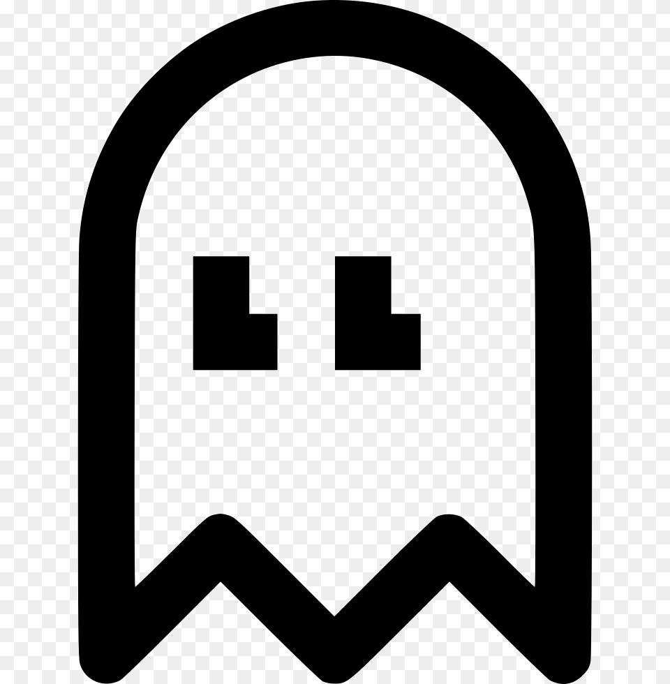 Pacman Ghost Icon Download, Stencil Free Png