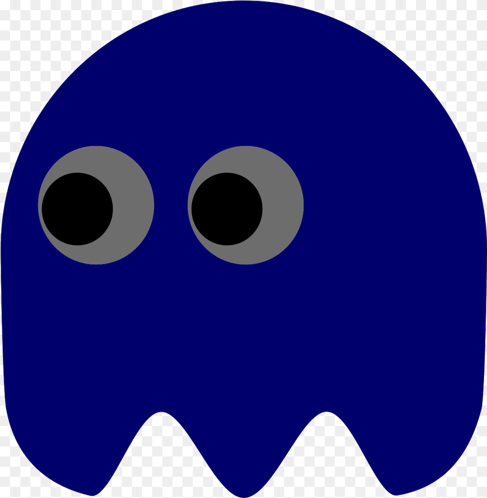 Pacman Ghost Left Looking Svg Vector Dot, Disk Png