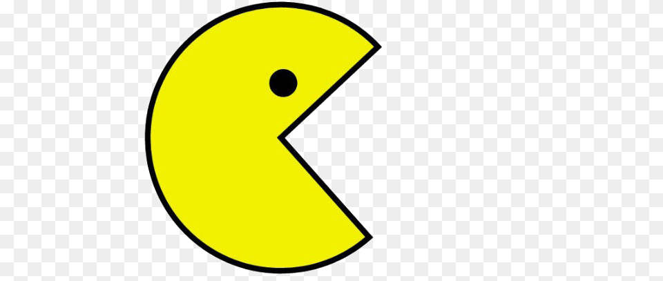 Pacman Transparent Images Pac Man No Background, Symbol, Text, Number, Disk Png