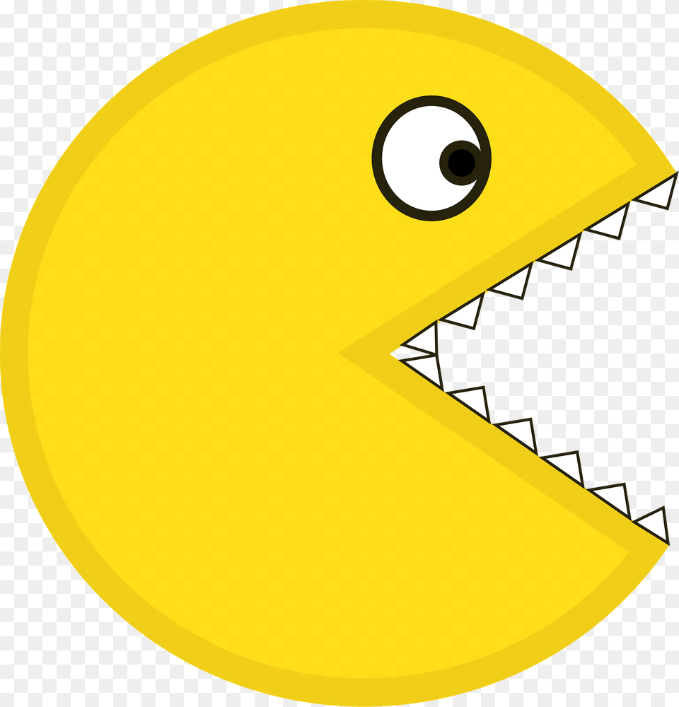 Pacman With Teeth Clipart, Animal, Fish, Sea Life Png