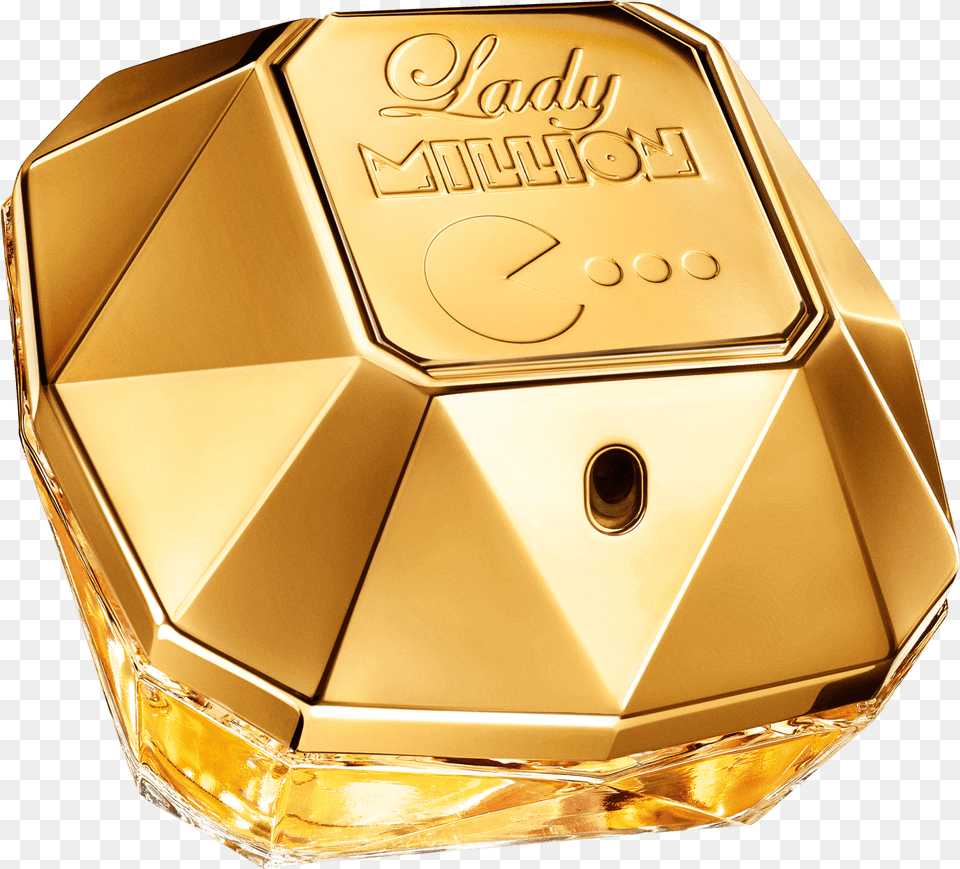 Paco Rabanne Pac Man, Gold, Box Png Image