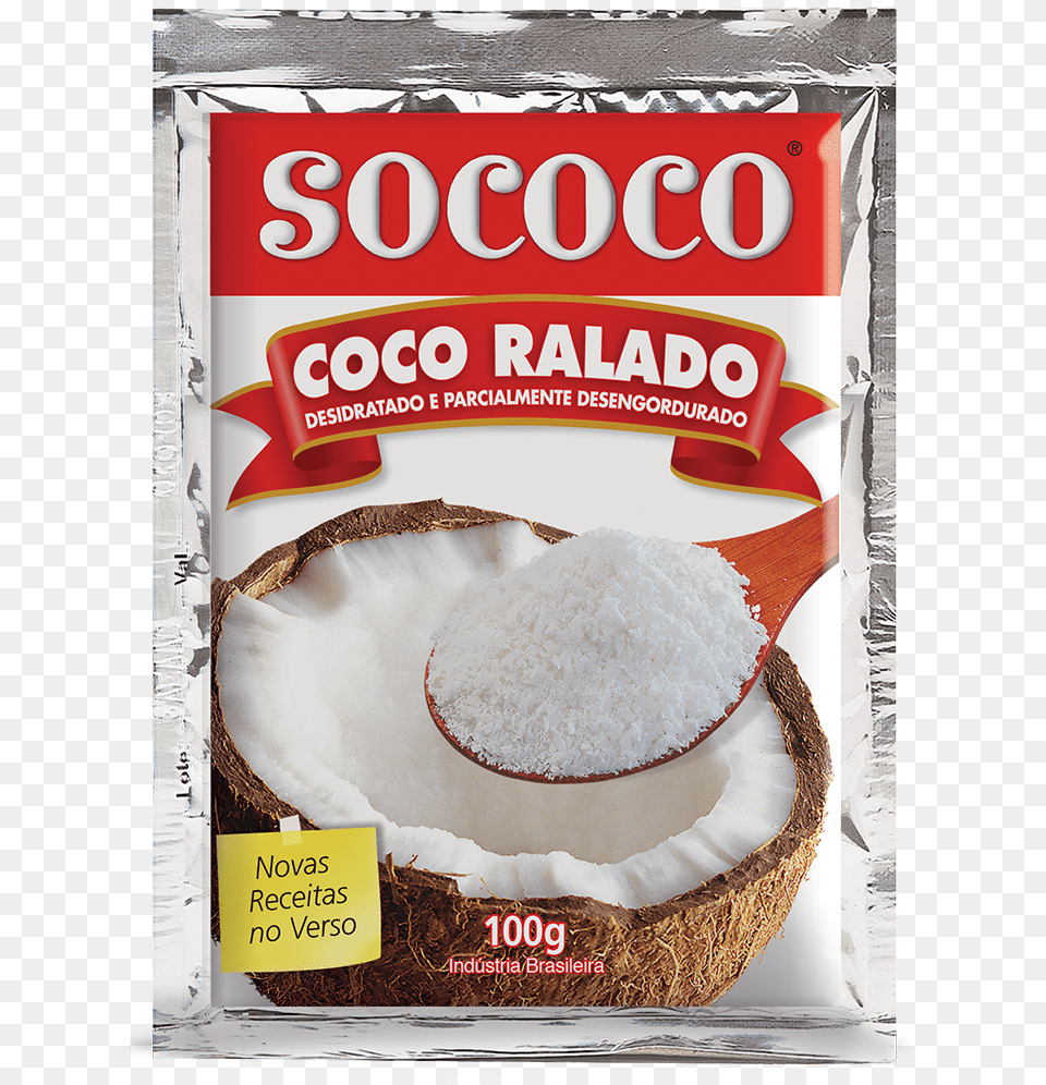 Pacote De Coco Ralado, Food, Fruit, Plant, Produce Png
