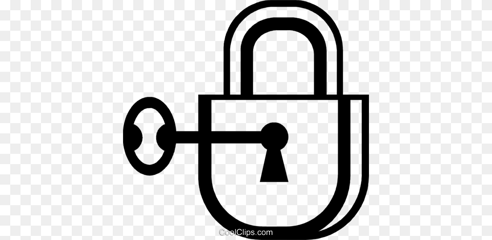 Pad Lock And Key Royalty Vector Clip Art Illustration Png Image
