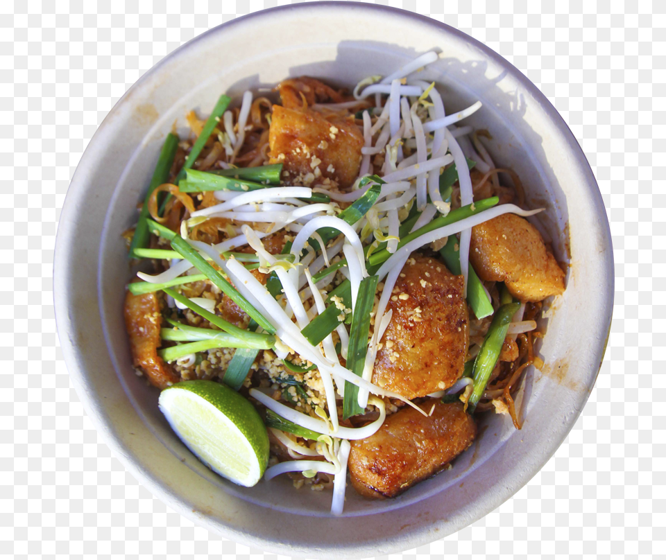 Pad Thai Tofu Kakuni, Bean Sprout, Sprout, Produce, Plate Free Png Download
