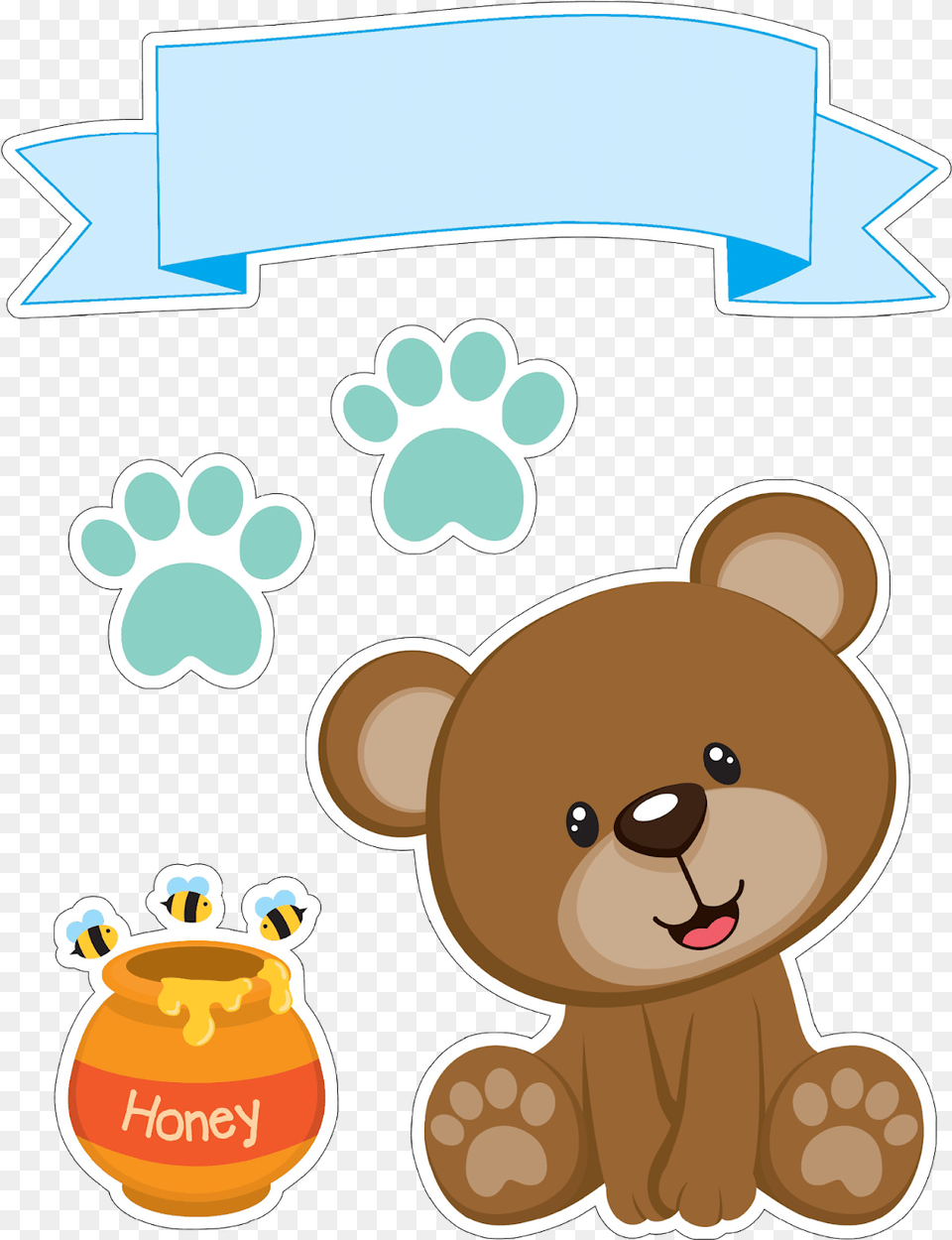 Paddington Bear Party 3d Cards Applique Patterns Osito Para Baby Shower, Nature, Outdoors, Snow, Snowman Free Png Download