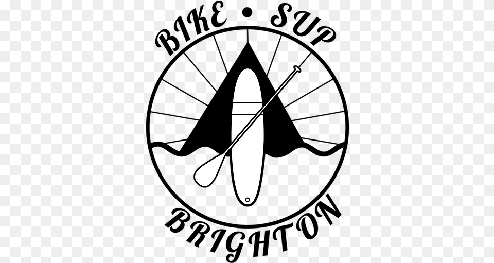 Paddle Boarding Brighton Sup Bike Mtb Emblem, Oars, Cutlery, Spoon Png Image