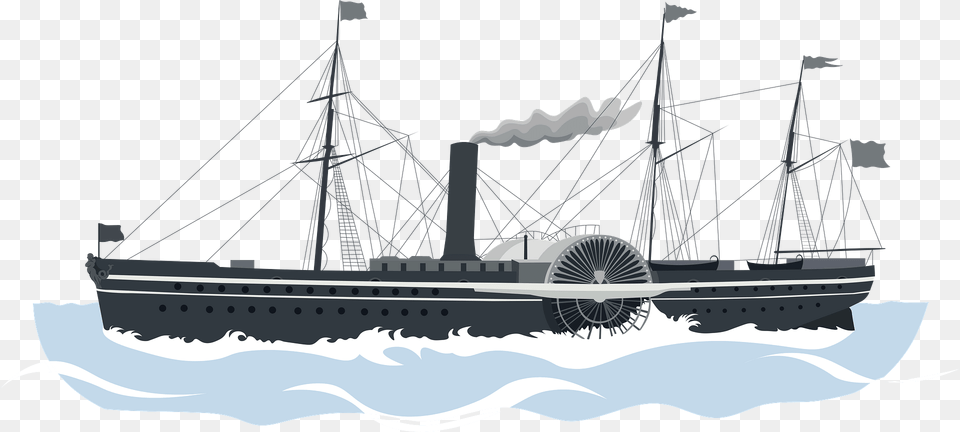 Paddle Steamer Clipart, Appliance, Watercraft, Vehicle, Transportation Png Image