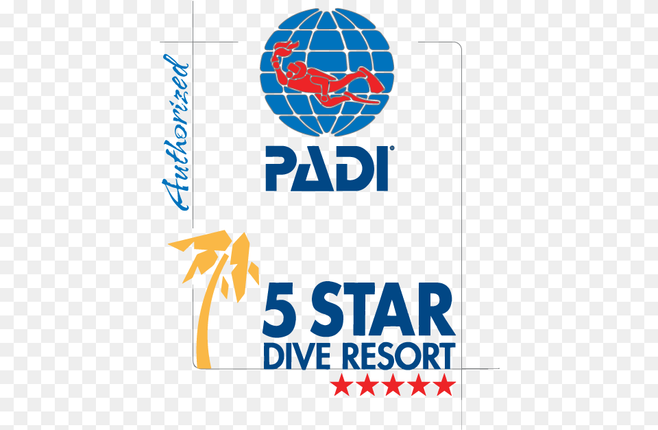 Padi 5 Star Dive Resort, Advertisement, Poster, Book, Logo Free Png Download
