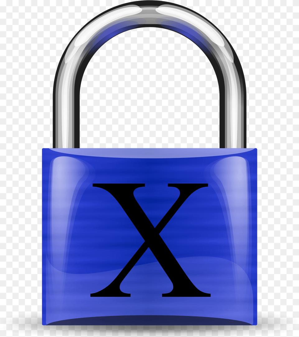 Padlock Blue X Free Png