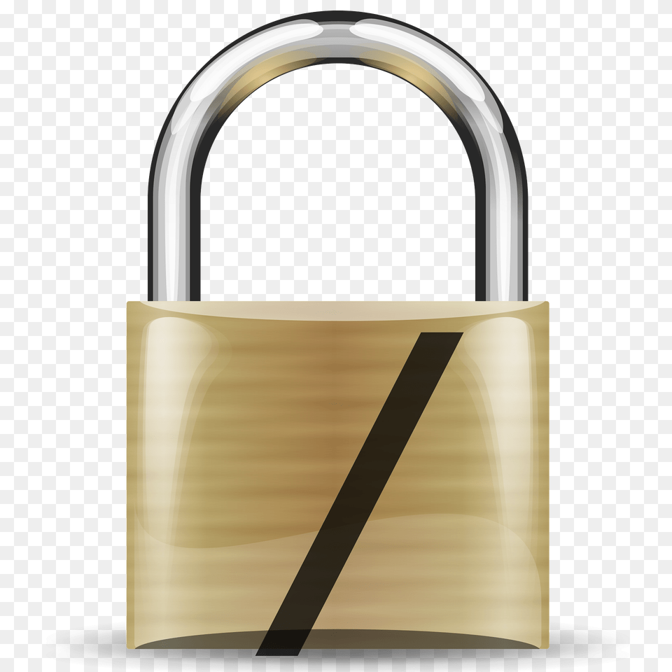 Padlock Bronze Slash Clipart, Lock Png Image