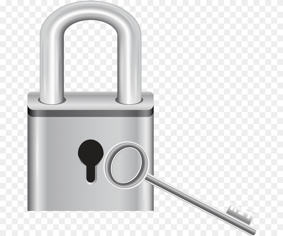 Padlock With Key Clip Art Clip Art, Appliance, Blow Dryer, Device, Electrical Device Free Png