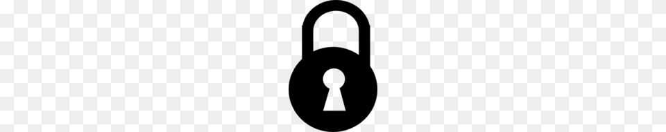 Padlock With Keyhole Icon Keyholes Icon Sets Icon Ninja, Gray Free Png Download