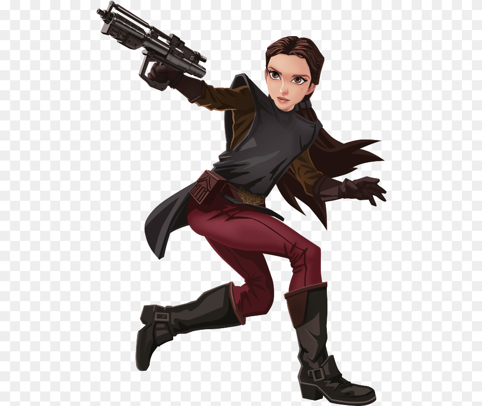 Padme Amidala In Forces Of Destiny Star Wars Forces Of Destiny Padme, Weapon, Handgun, Gun, Firearm Png Image