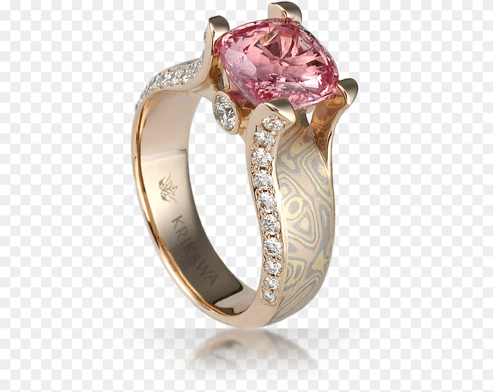 Padparadscha Sapphire Unique Engaegment Rings, Accessories, Diamond, Gemstone, Jewelry Png Image