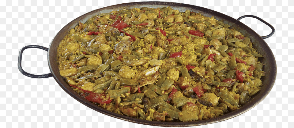 Paella Power Mediterranean Cuisine Food Paella, Food Presentation, Dining Table, Furniture, Table Free Png Download