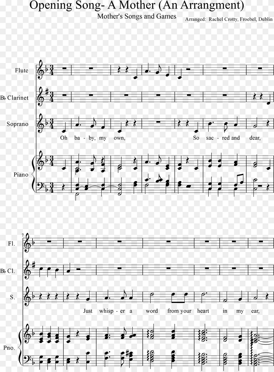 Page 1 Books Tired Vaughan Williams Sheet Music, Gray Free Png Download