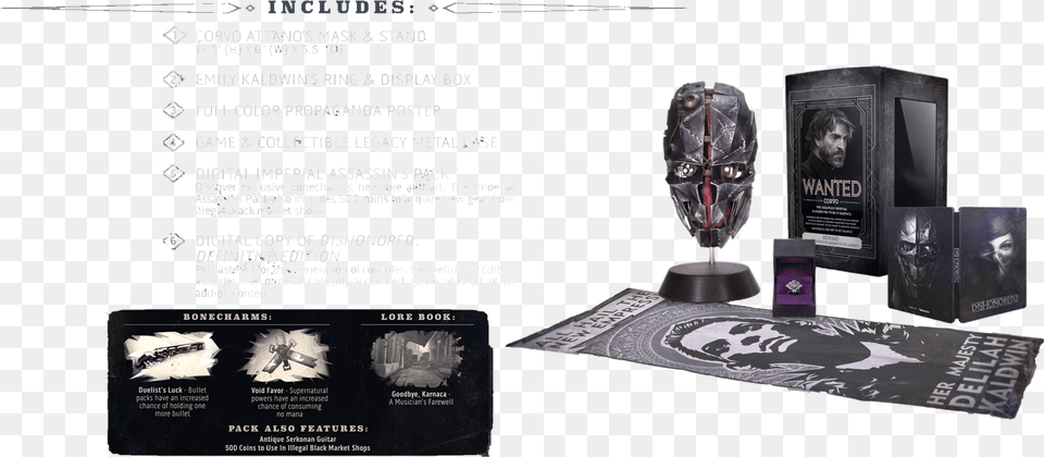 Page Banner Dishonoured Collector39s Edition, Person, Face, Head Png Image