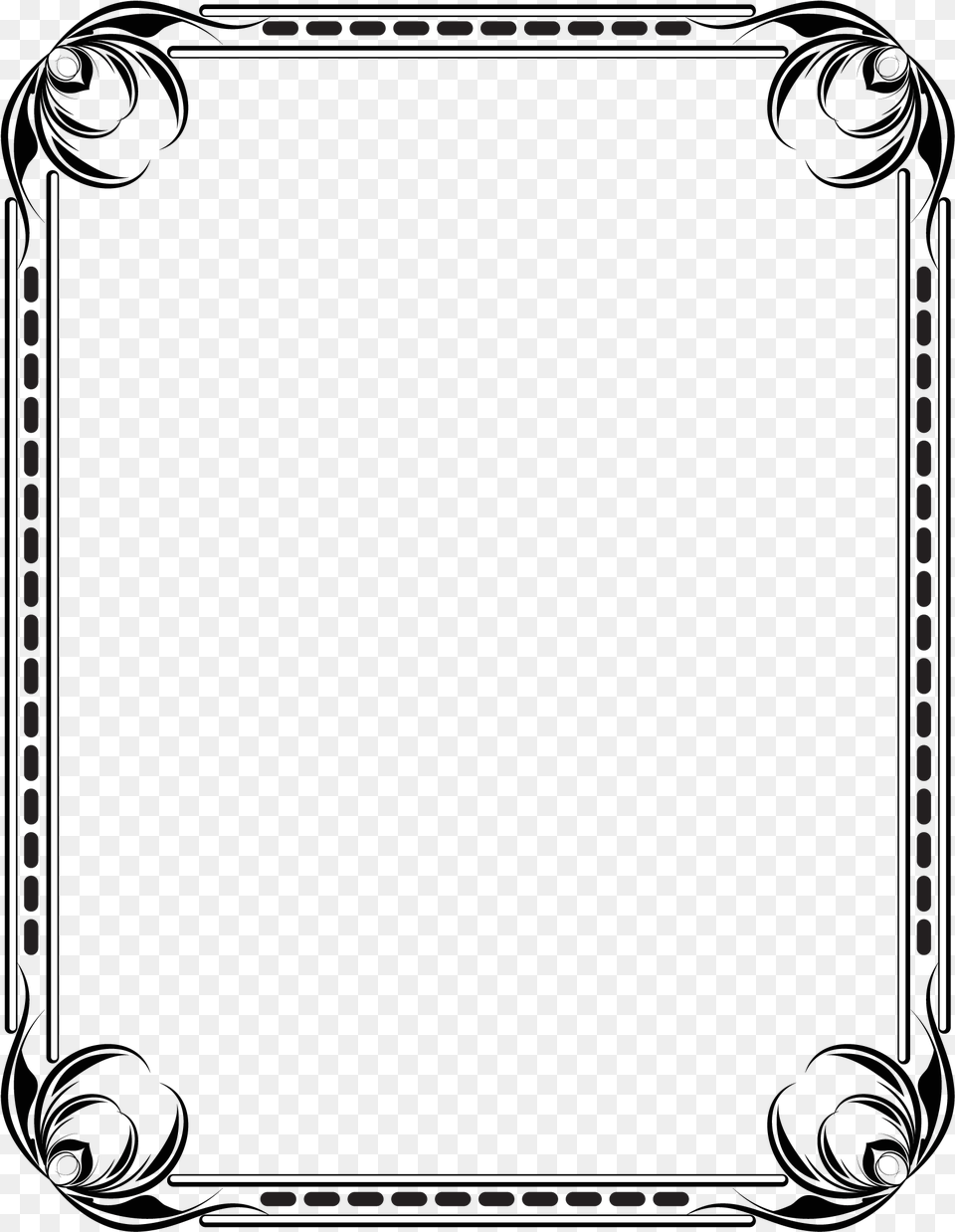 Page Border In Coreldraw, White Board, Text Free Png Download