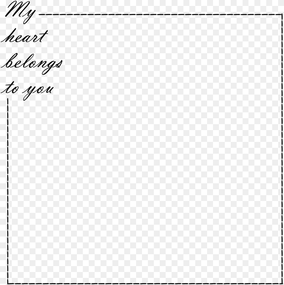 Page Border No Love, Gray Free Transparent Png