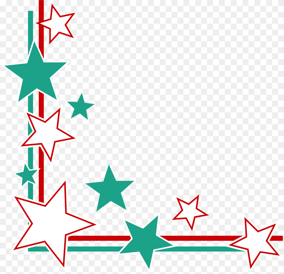 Page Corner Border Icons, Star Symbol, Symbol Free Transparent Png