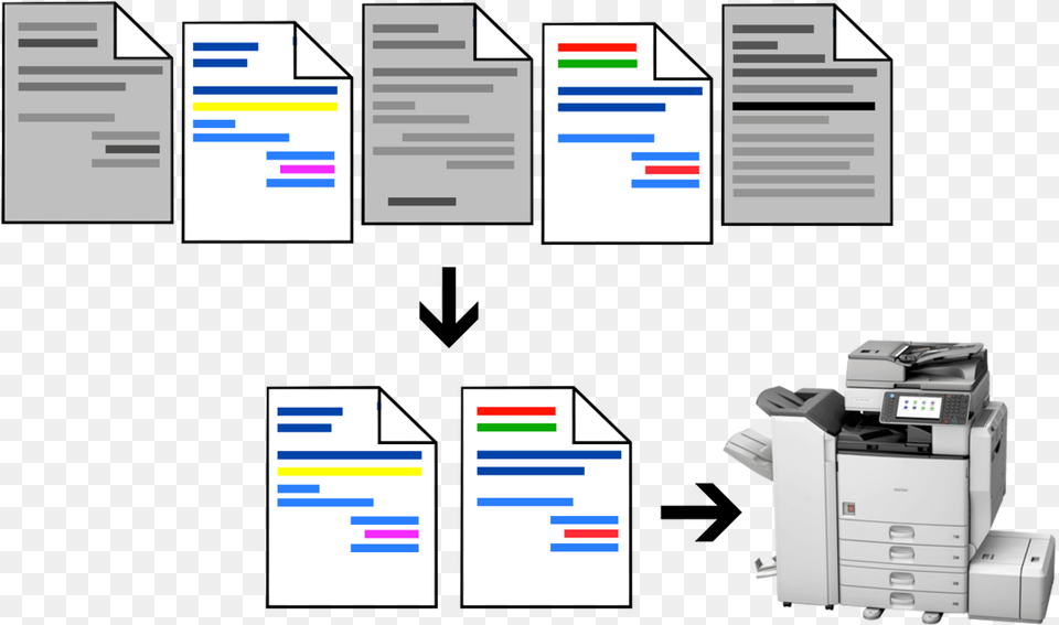 Page Selection Based On Color Document Sorting And Stapling Jobs, Computer Hardware, Electronics, Hardware, Machine Free Png Download