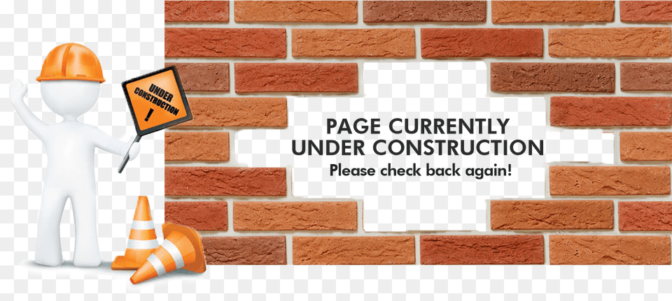 Page Under Construction Oops We Are Working, Brick, Clothing, Hardhat, Helmet Free Png Download