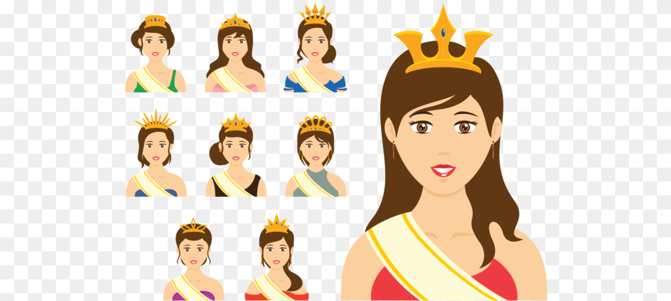 Pageant Queen Vector, Accessories, Jewelry, Person, Female Free Png