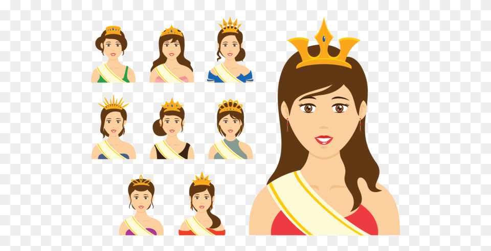 Pageant Queen Vector, Accessories, Jewelry, Person, Female Free Png Download