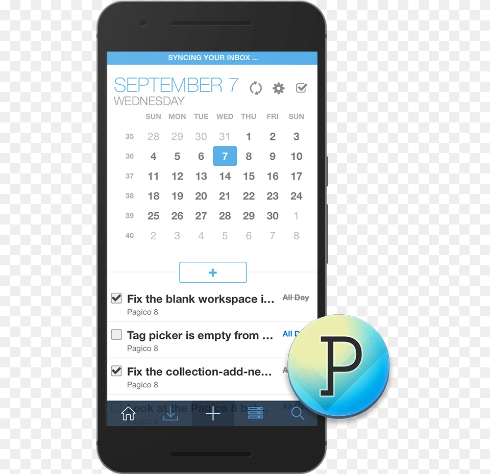 Pagico Plus 4 On Nexus 6p Smartphone, Electronics, Mobile Phone, Phone, Text Png Image