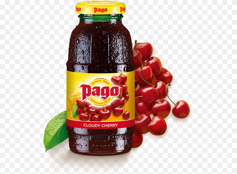 Pago Strawberry Juice, Food, Ketchup, Fruit, Plant Png Image
