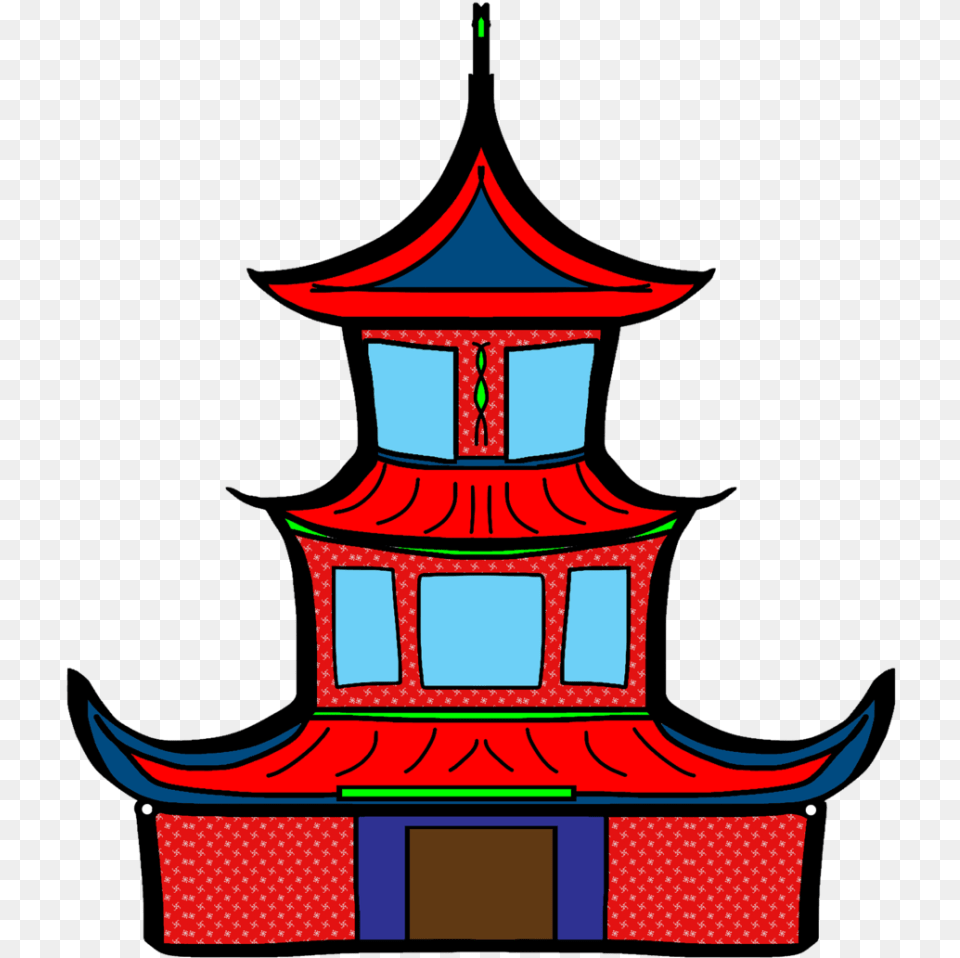 Pagoda Clipart Chinese, Architecture, Building, Prayer, Shrine Png Image