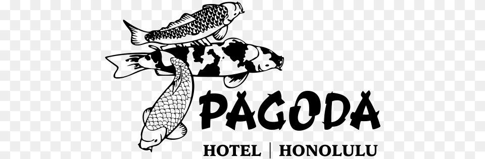 Pagoda Hotel Logo Black Hotel, Water, Aquatic, Stencil, Sea Life Free Png