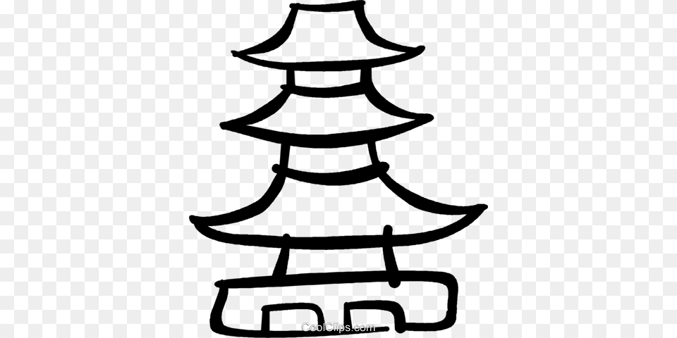 Pagoda Royalty Vector Clip Art Illustration, Architecture, Building, Prayer, Shrine Png