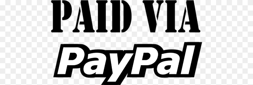 Paid By Paypal Stock Stamp Paypal, Text Png