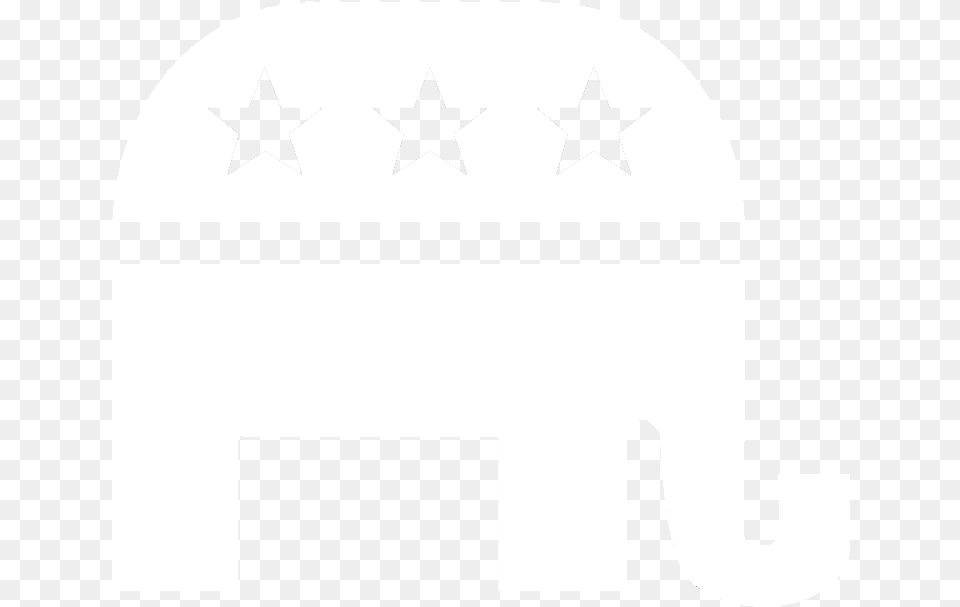 Paid For By Supporters Of Jerry Walker By Authority Transparent Transparent Background Republican Elephant, Stencil, Star Symbol, Symbol Free Png