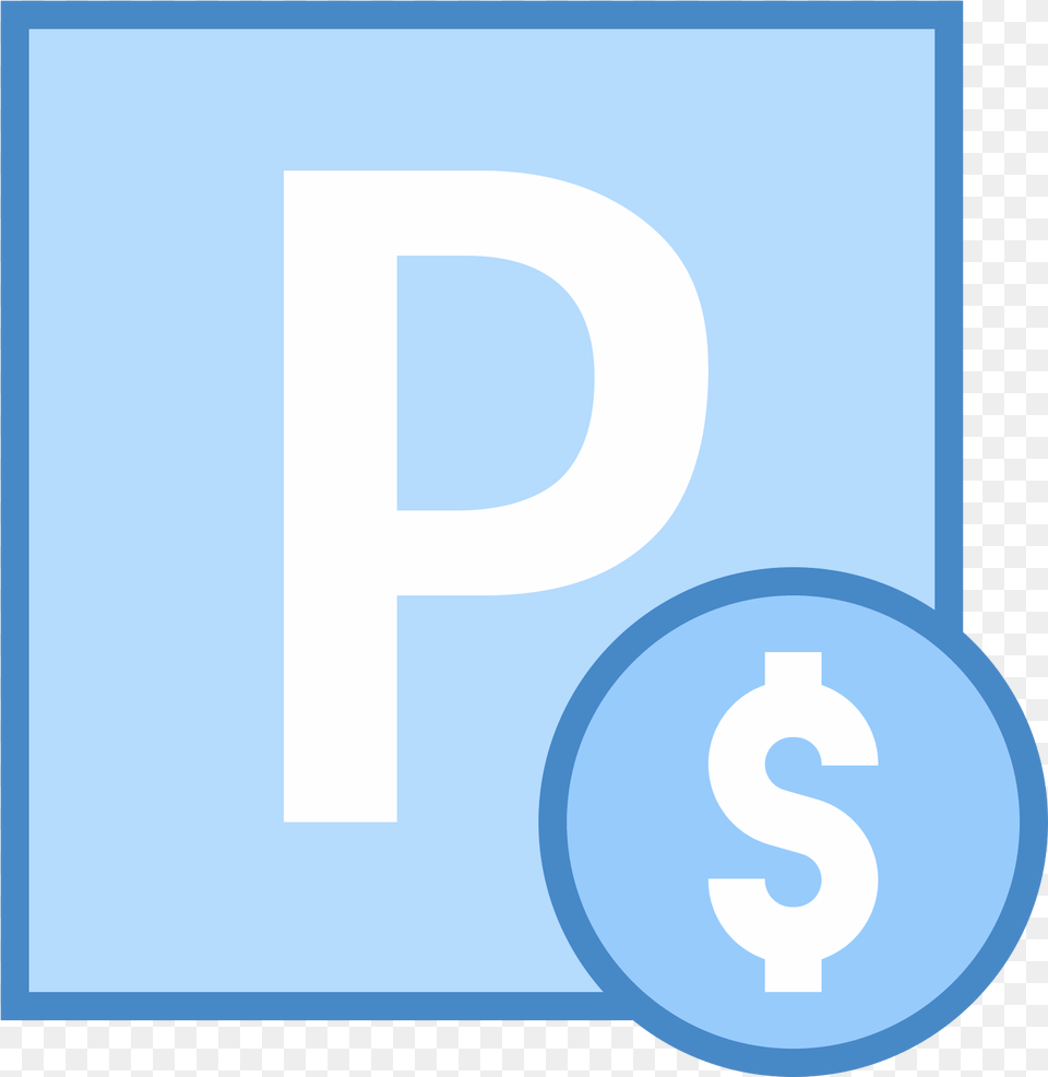 Paid Parking Icon Number, Symbol, Text Free Transparent Png