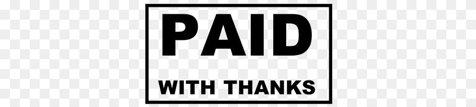Paid Transparent Paid With Thanks Stamp, Scoreboard, Logo, Qr Code, Text Png Image
