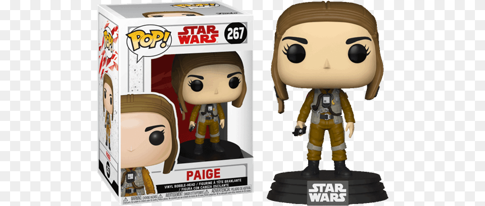 Paige Pop Vinyl Figure Star Wars, Figurine, Baby, Person, Toy Free Png