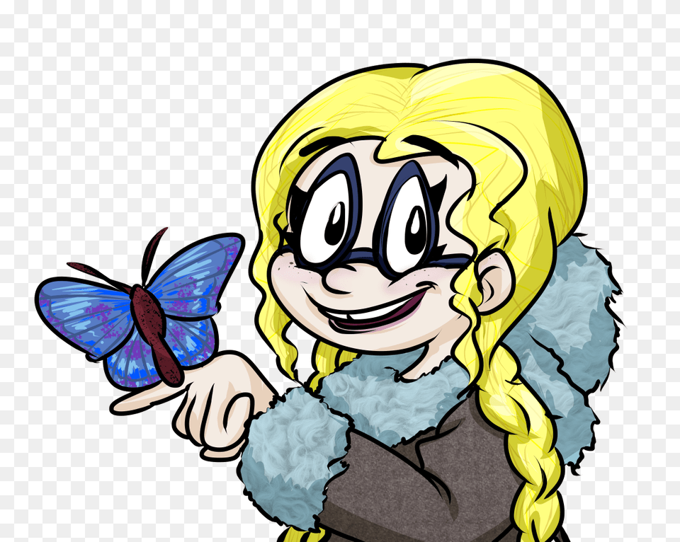 Paige With Butterfly, Book, Comics, Publication, Baby Png