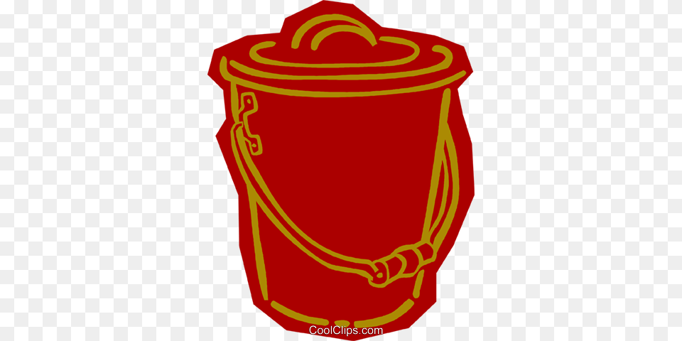 Pail Royalty Vector Clip Art Illustration, Bucket, Food, Ketchup Png