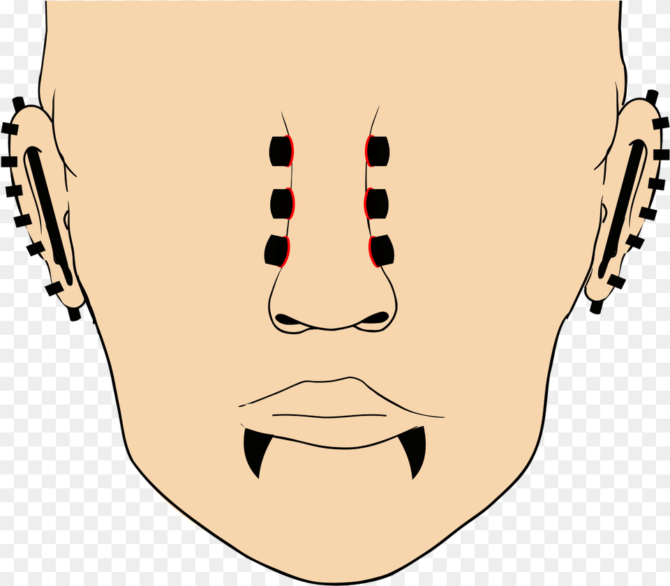 Pain From Naruto Piercing, Face, Head, Person, Photography Free Png