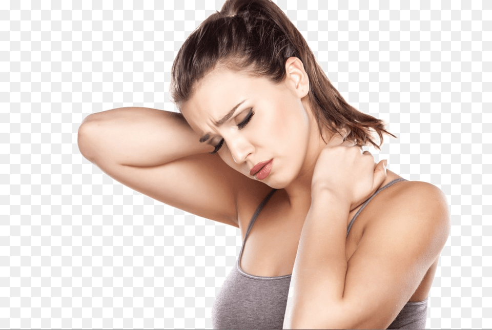 Pain In The Neck Photo Long Does Whiplash Last, Adult, Person, Woman, Head Free Png Download