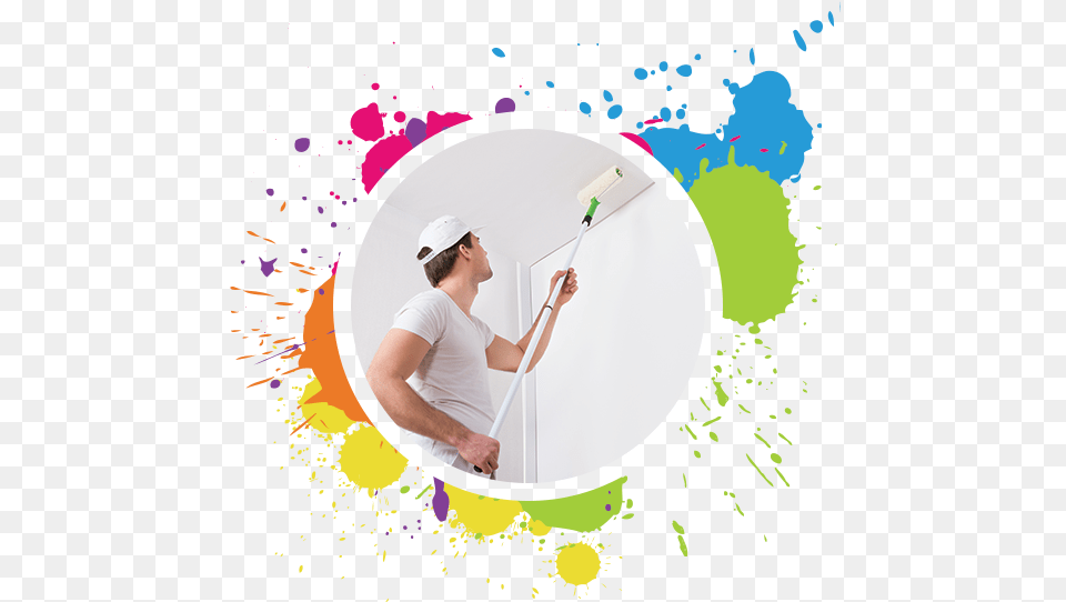 Paint, Cleaning, Person, Adult, Male Png Image