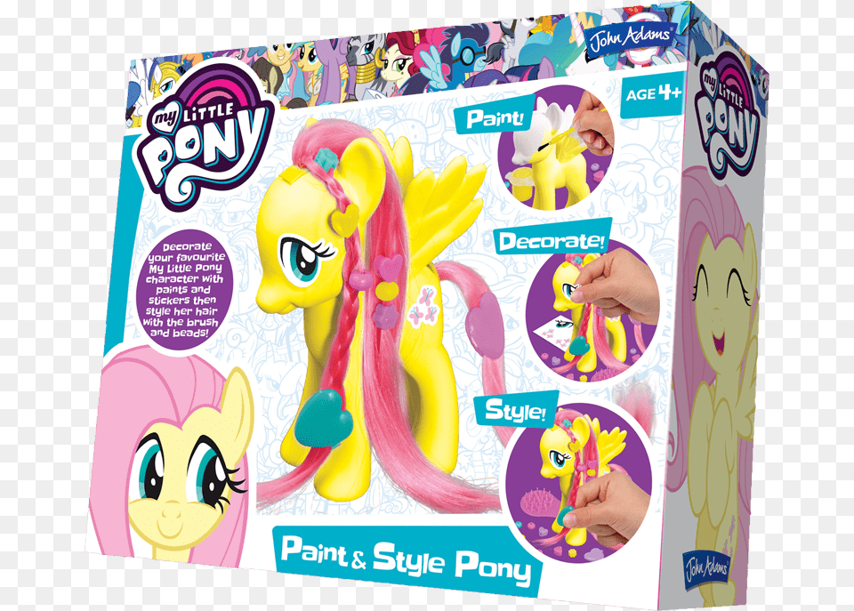 Paint And Style My Little Pony, Baby, Person, Book, Comics Free Png