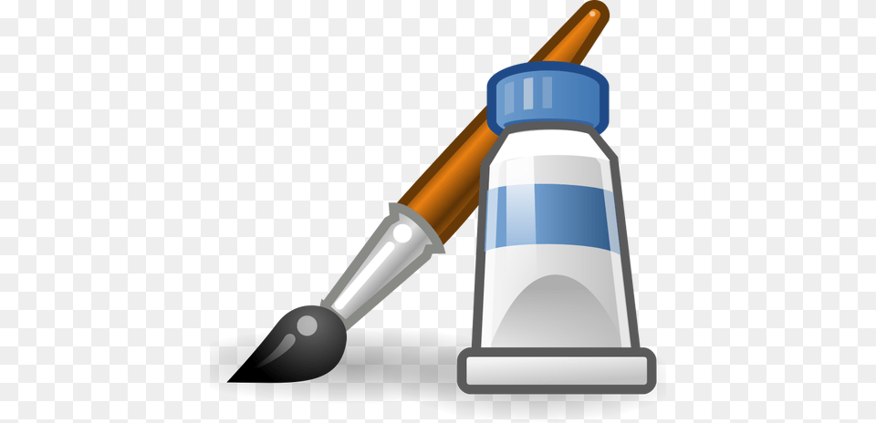 Paint Application For Pc Icon Vector Clip Art, Brush, Device, Tool, Bottle Png Image