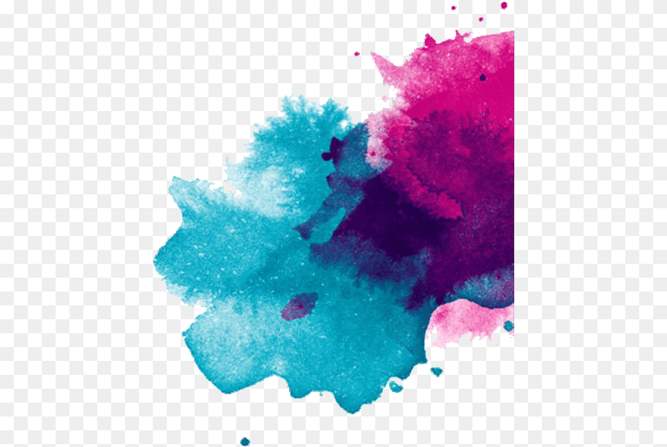 Paint Art Transparent Watercolor Splash Transparent Background, Stain, Purple Free Png