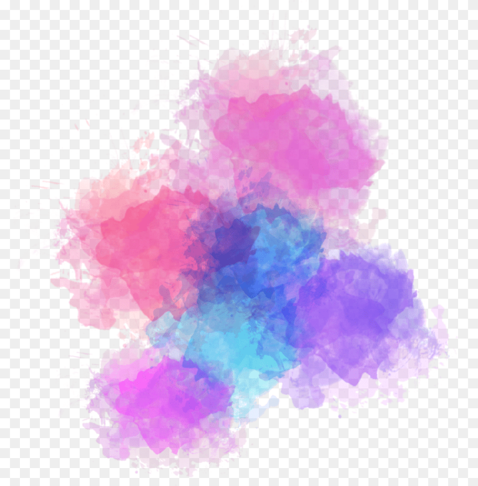 Paint Blue Pink, Purple, Art, Graphics, Mineral Free Png Download