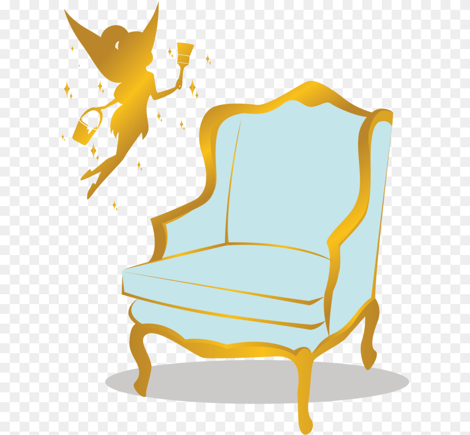 Paint Brush And Pixie Dust Furniture Style, Couch, Chair, Person, Armchair Free Png Download