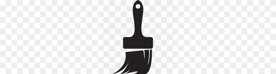 Paint Brush Black And White Clipart, Device, Tool Png