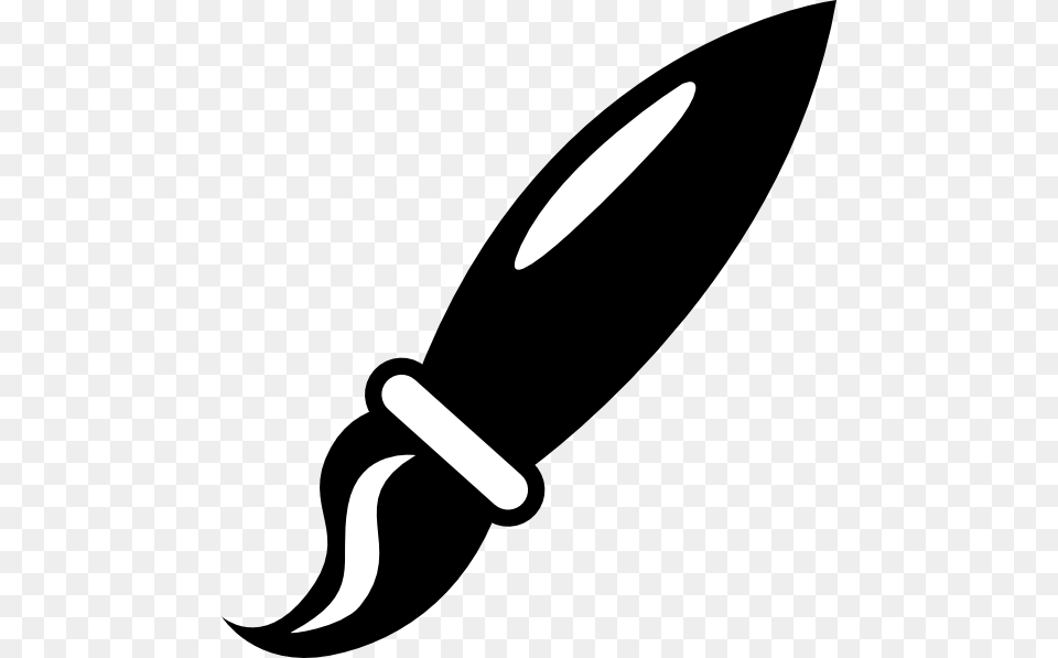Paint Brush Clip Art, Blade, Dagger, Knife, Weapon Png Image